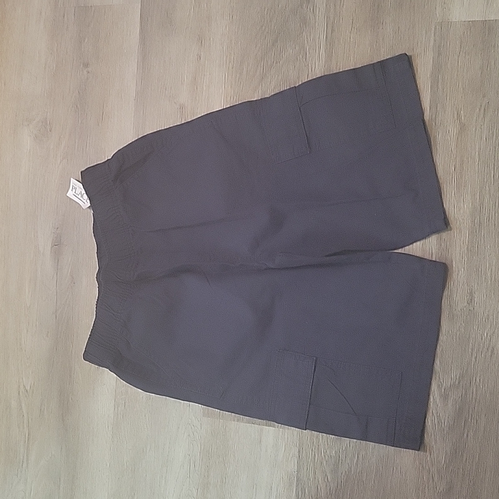 Childrens place navy elastic waist cargo shorts 14